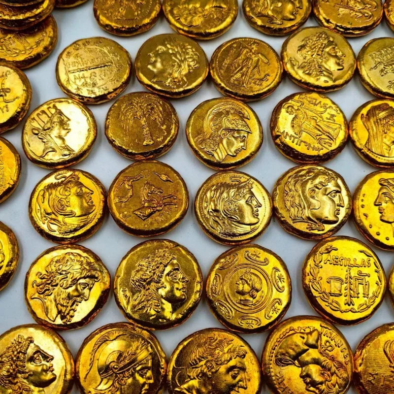 Double-Sided Metal Collectible Coin – Ancient Rome and Greece Design